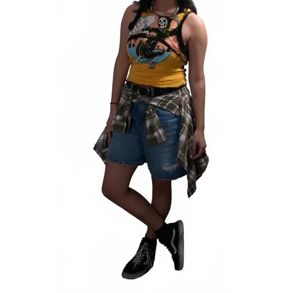 April 25th Flannels – Naruto Shadow Clone Upcycled Plaid Flannel | Eddie Bauer - Picture 7 of 7